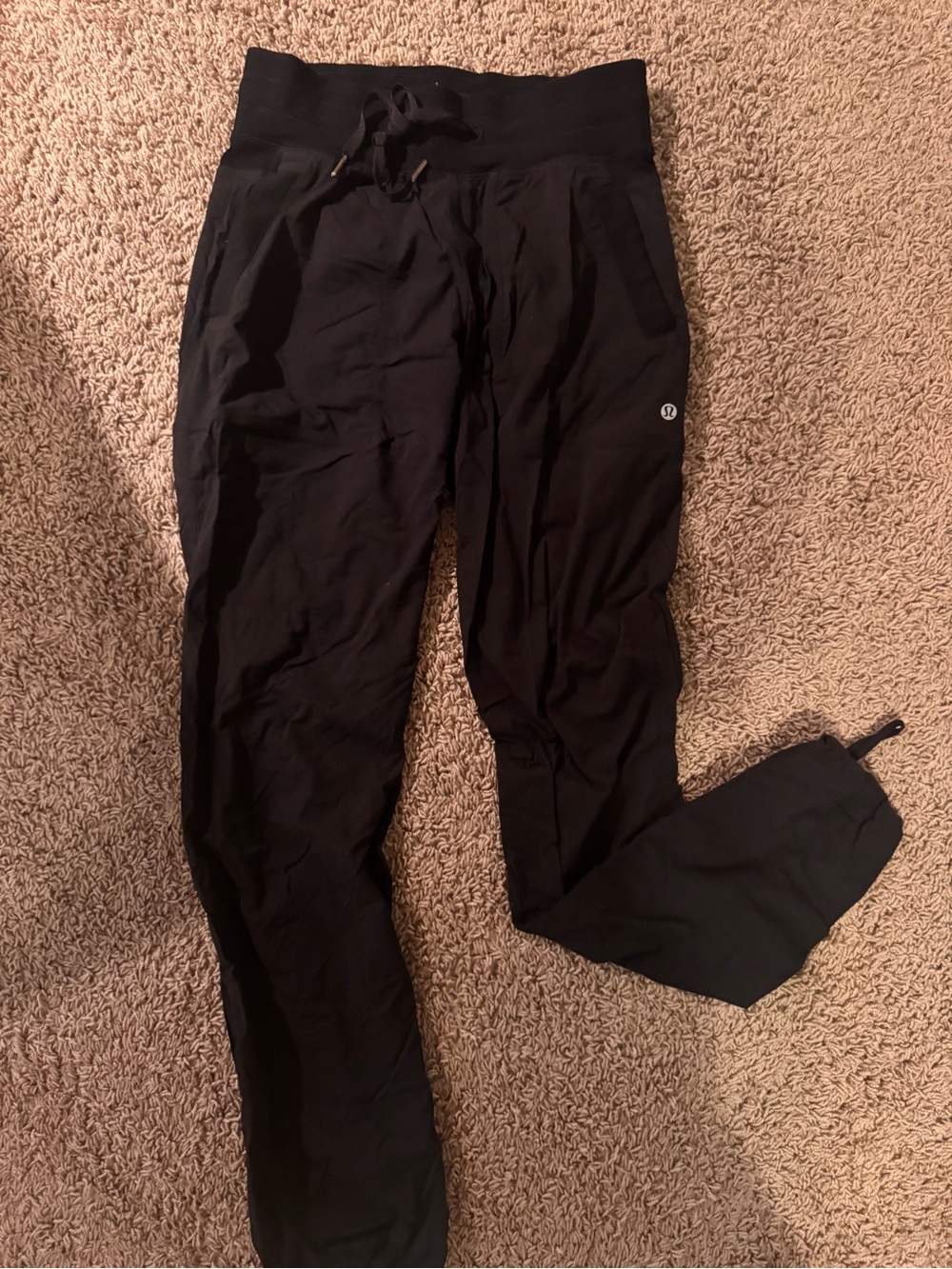 lululemon athletica Men's Black Slim Jogger Pants